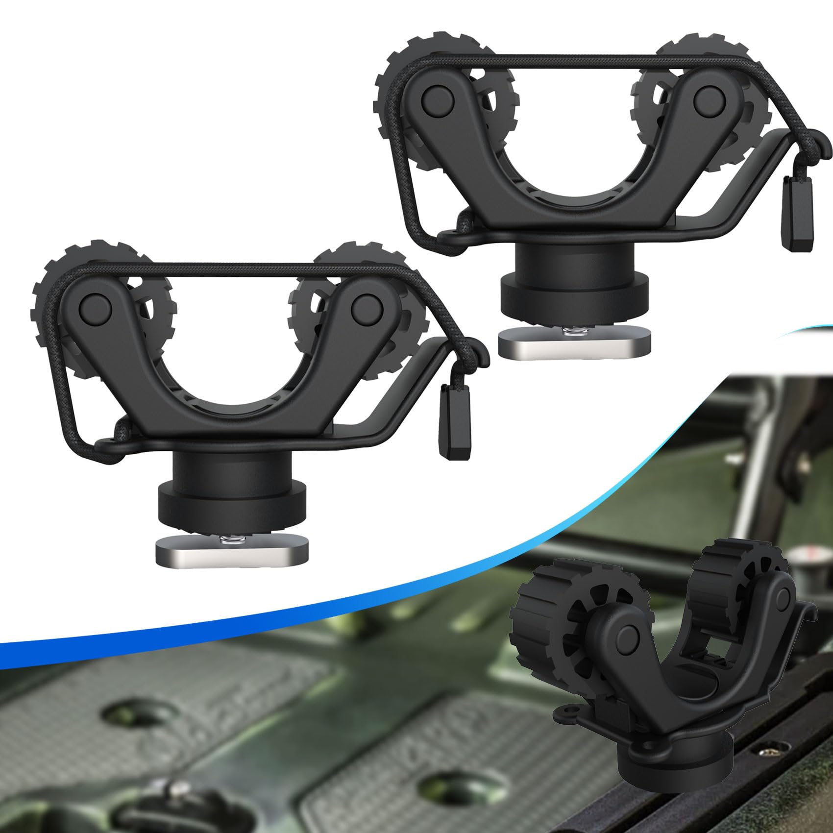 Fishing Kayak Anchor - Kajakrail Peddelhouder Kajak Track Mount Accessoires