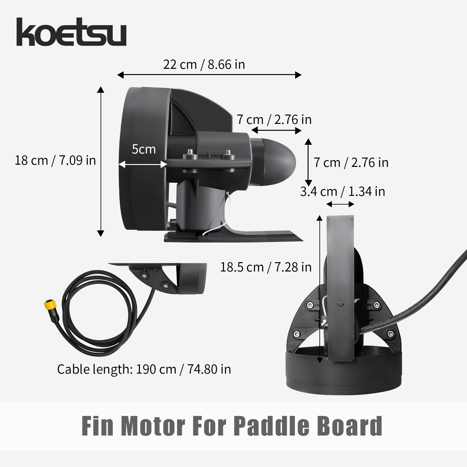 KOETSU Paddleboard Onderwater  - Fishing Kayak Crate recensie en prijs
