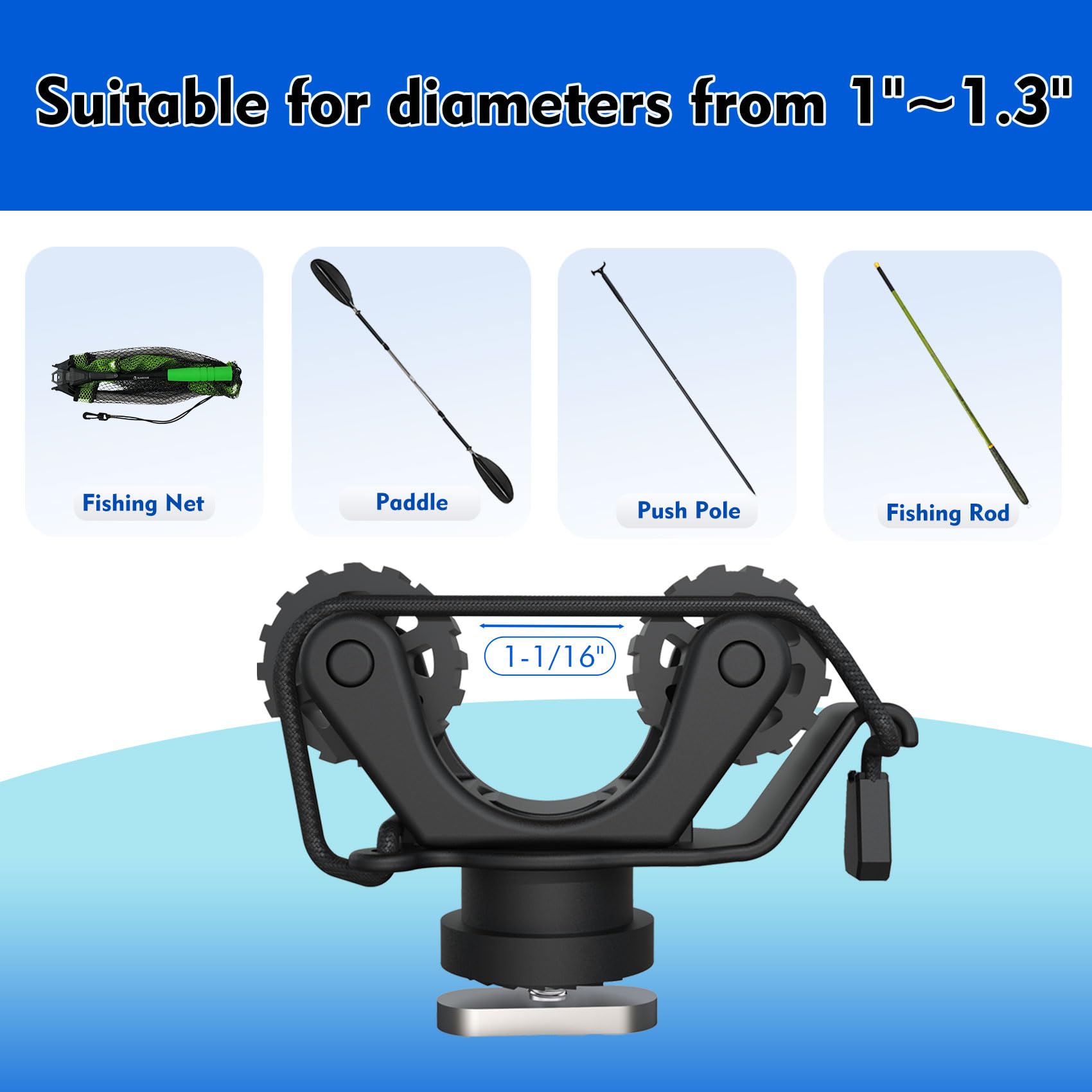 Kajakrail Peddelhouder Kajak T - Fishing Kayak Anchor recensie en prijs